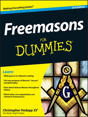 cover image of Freemasons For Dummies